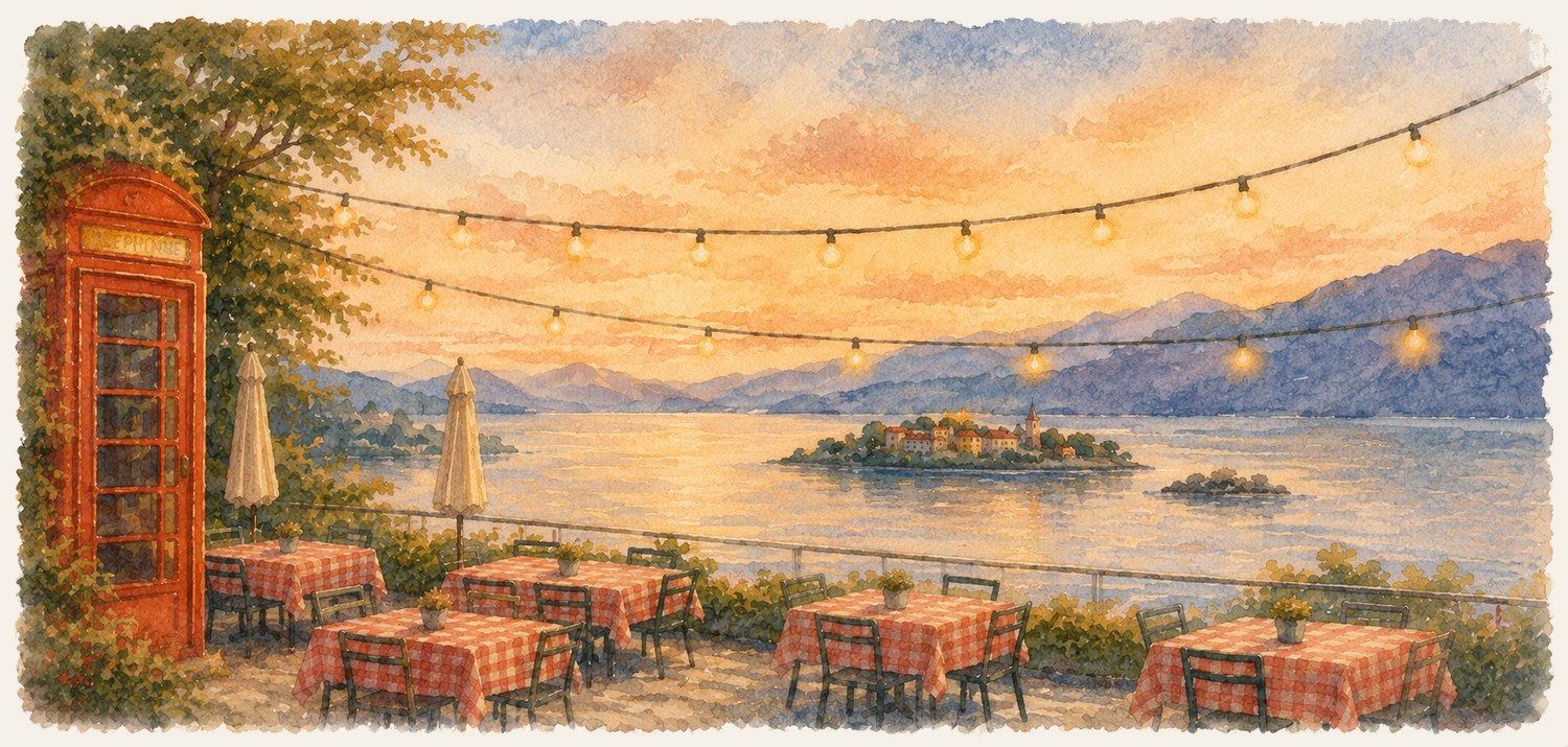 La Rampolina watercolor illustration